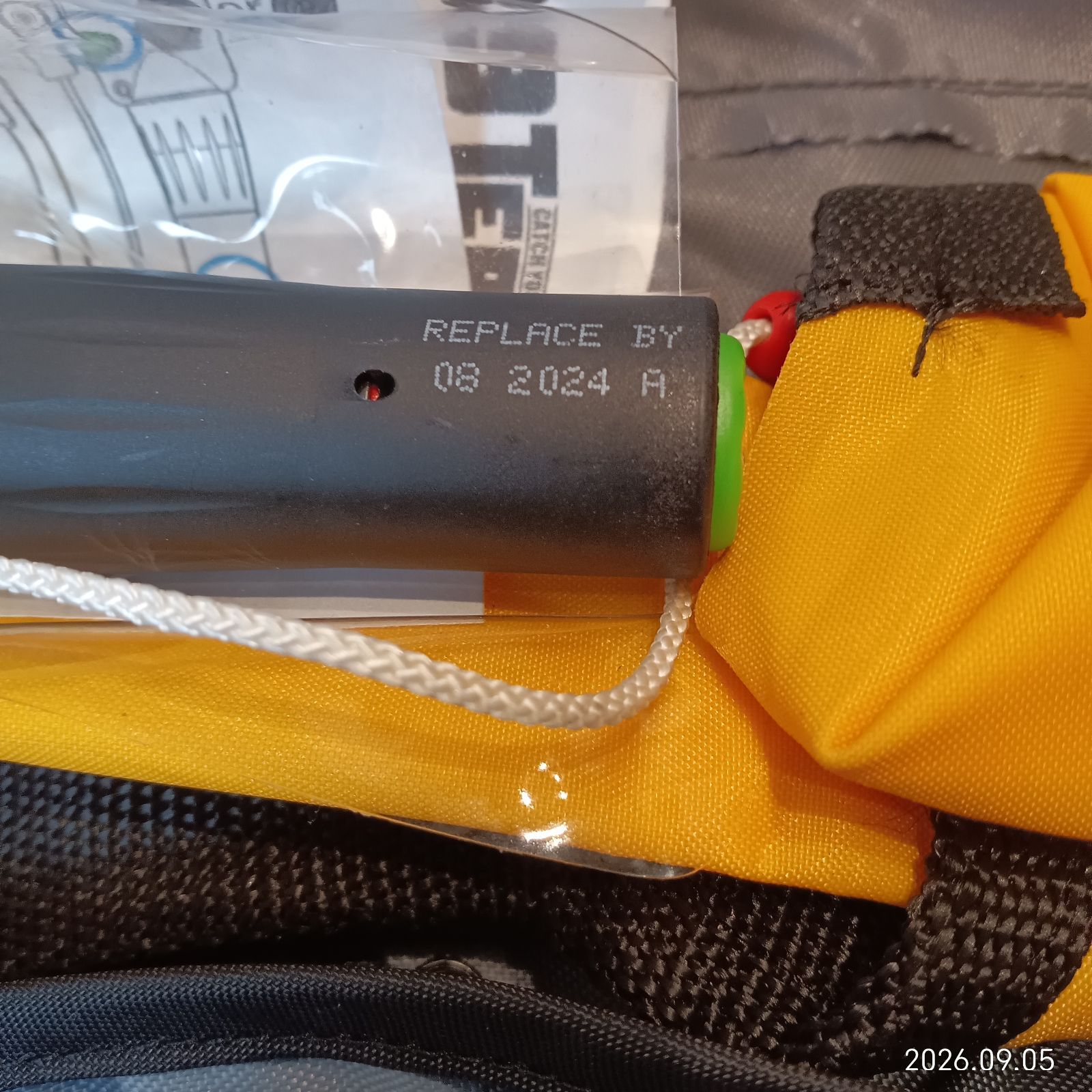 89TERA ウエストタイプ自動膨張式ライフジャケット桜マーク付きタイプA