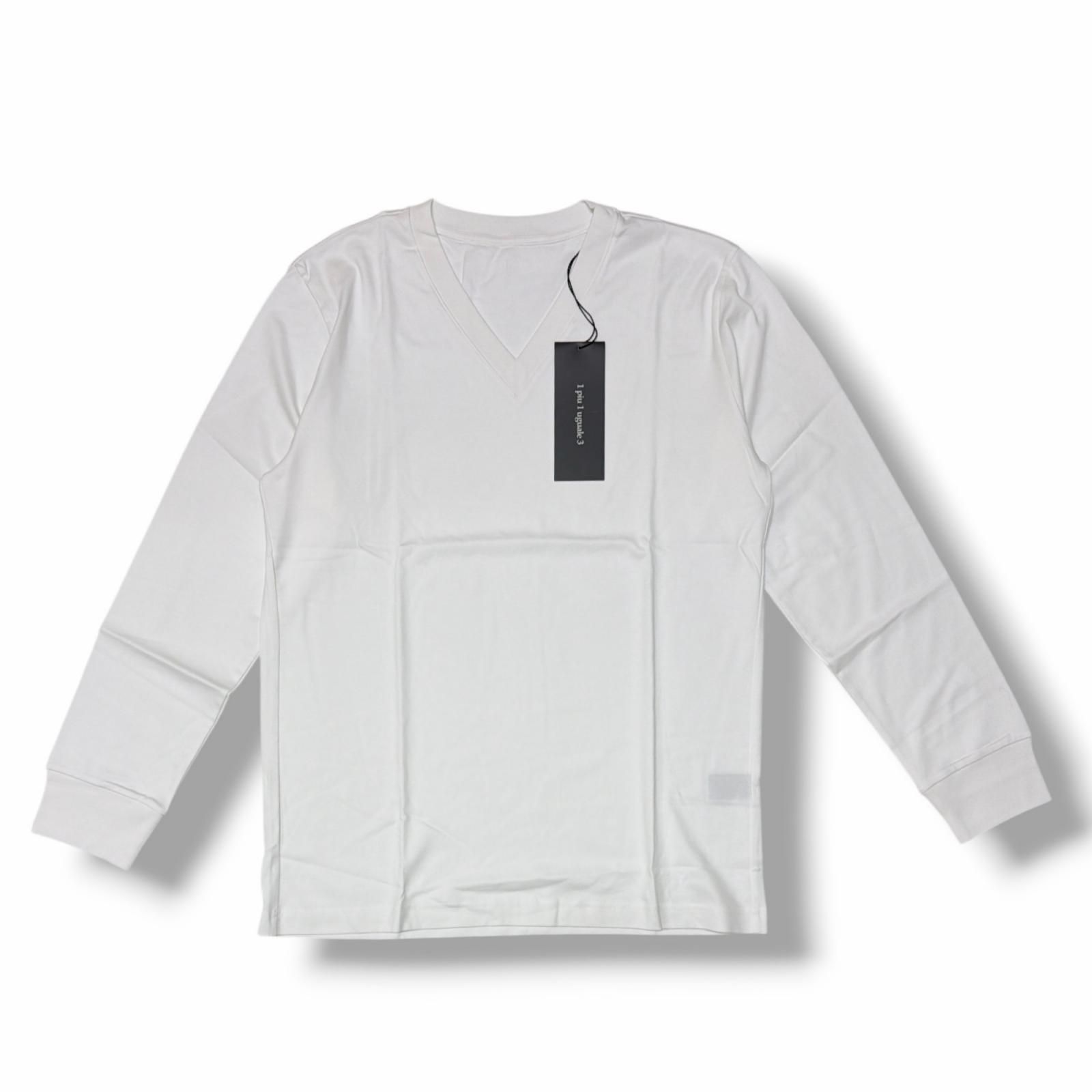1PIU1UGUALE3 Vネック Tシャツ ウノピュウノウグァーレトレサイズⅢ