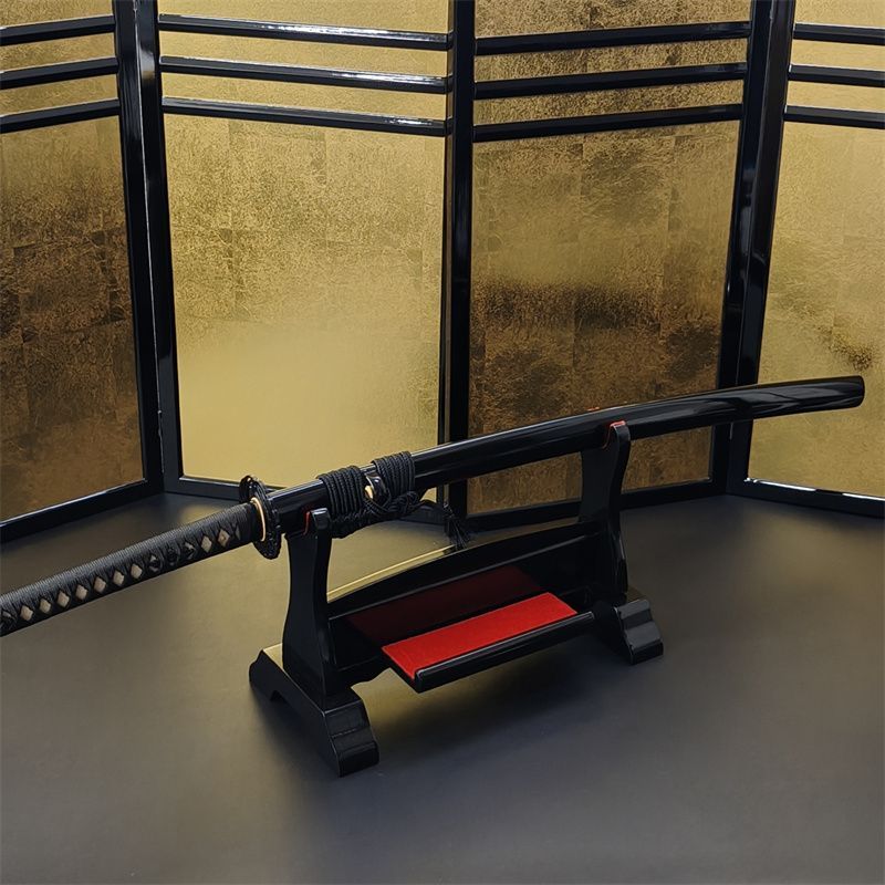 日本刀　模造刀　JPB03　鶴丸鍔　木製刀　硬木製　本鮫皮刀柄　居合用　稽古用　コスプレ用　刀剣拵　武道具　刀身木製　刃なし