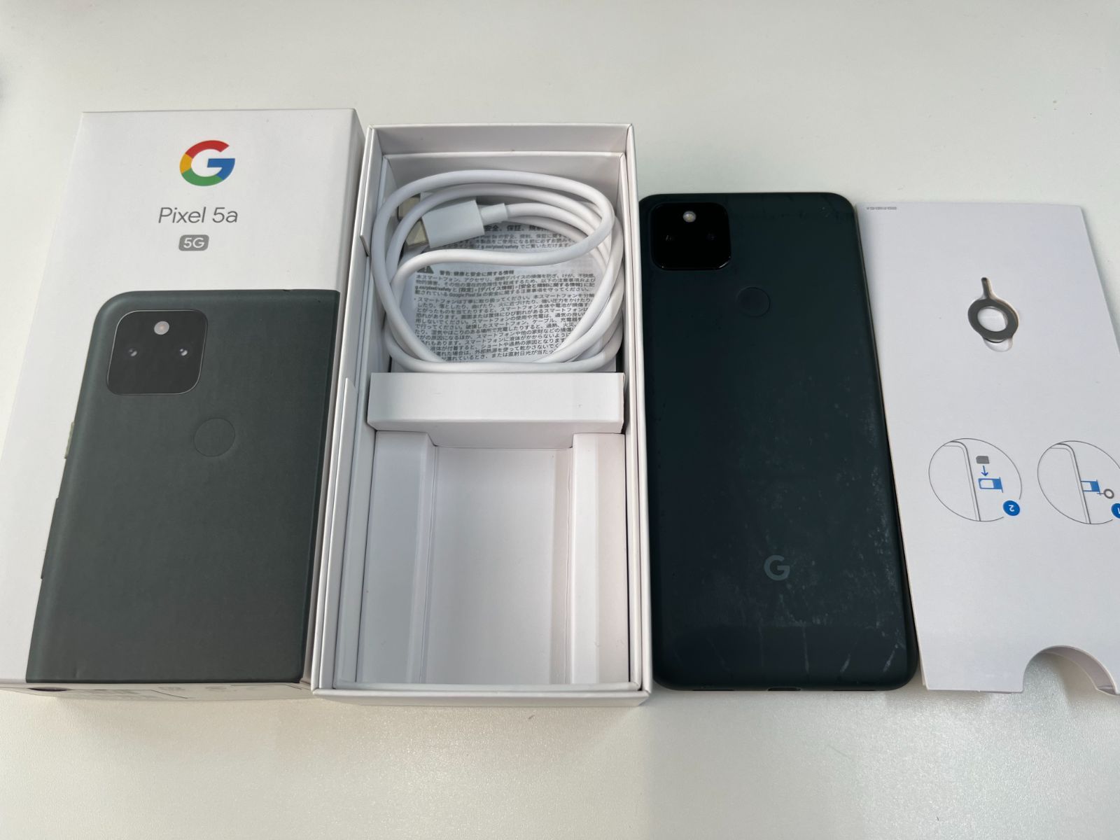 Google pixel5a(本体、付属品一式) Google Pixel5a 5G 128GB ブラック 中古 - メルカリ