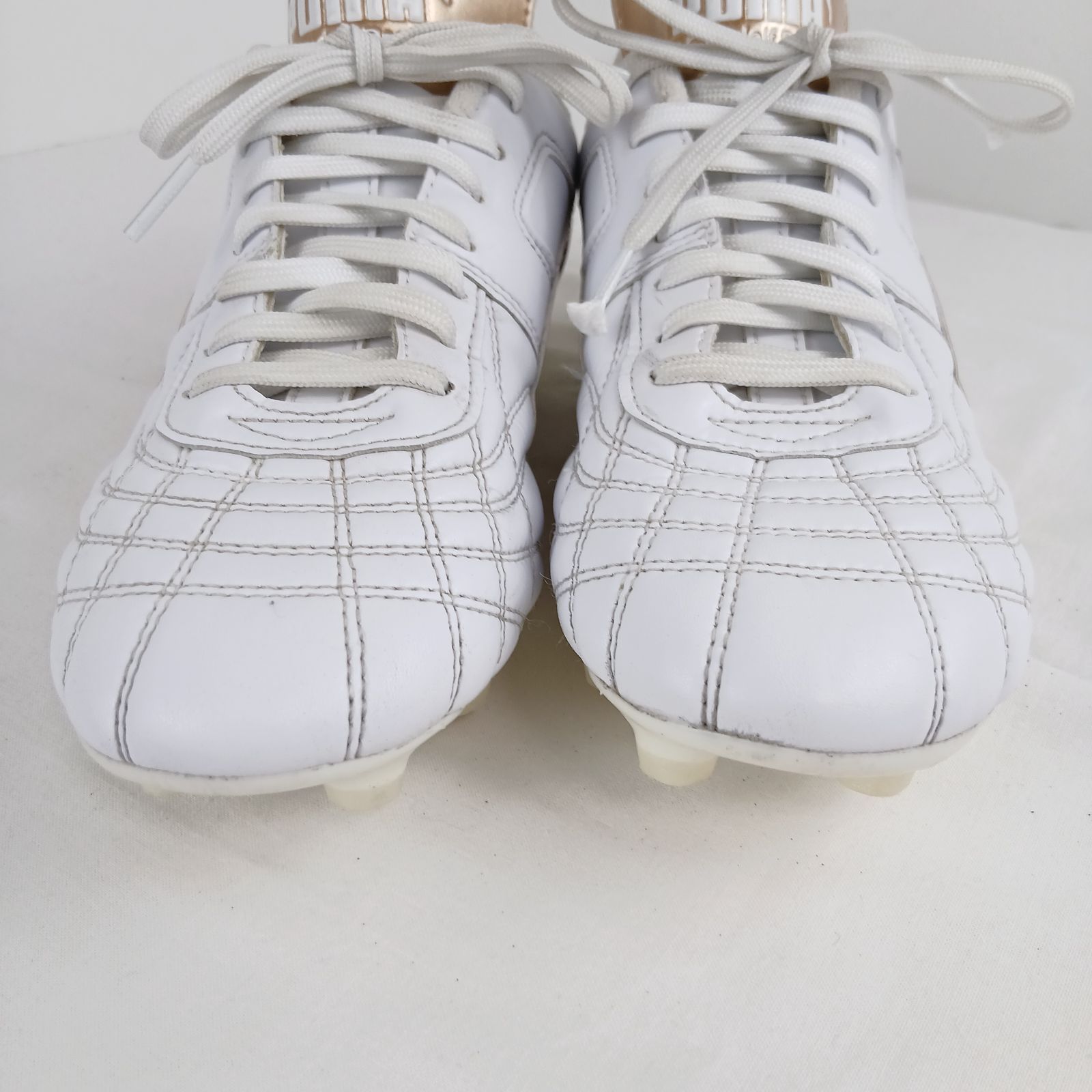 PUMA パラメヒコ SE TOP サッカースパイク 26cm ホワイト ゴールド
