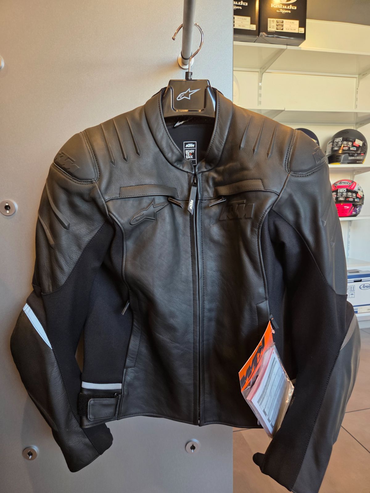 【KTM 正規品】　RESONANCE LEATHER JACKET　ライダースジャケット　レザージャケット　Lサイズ