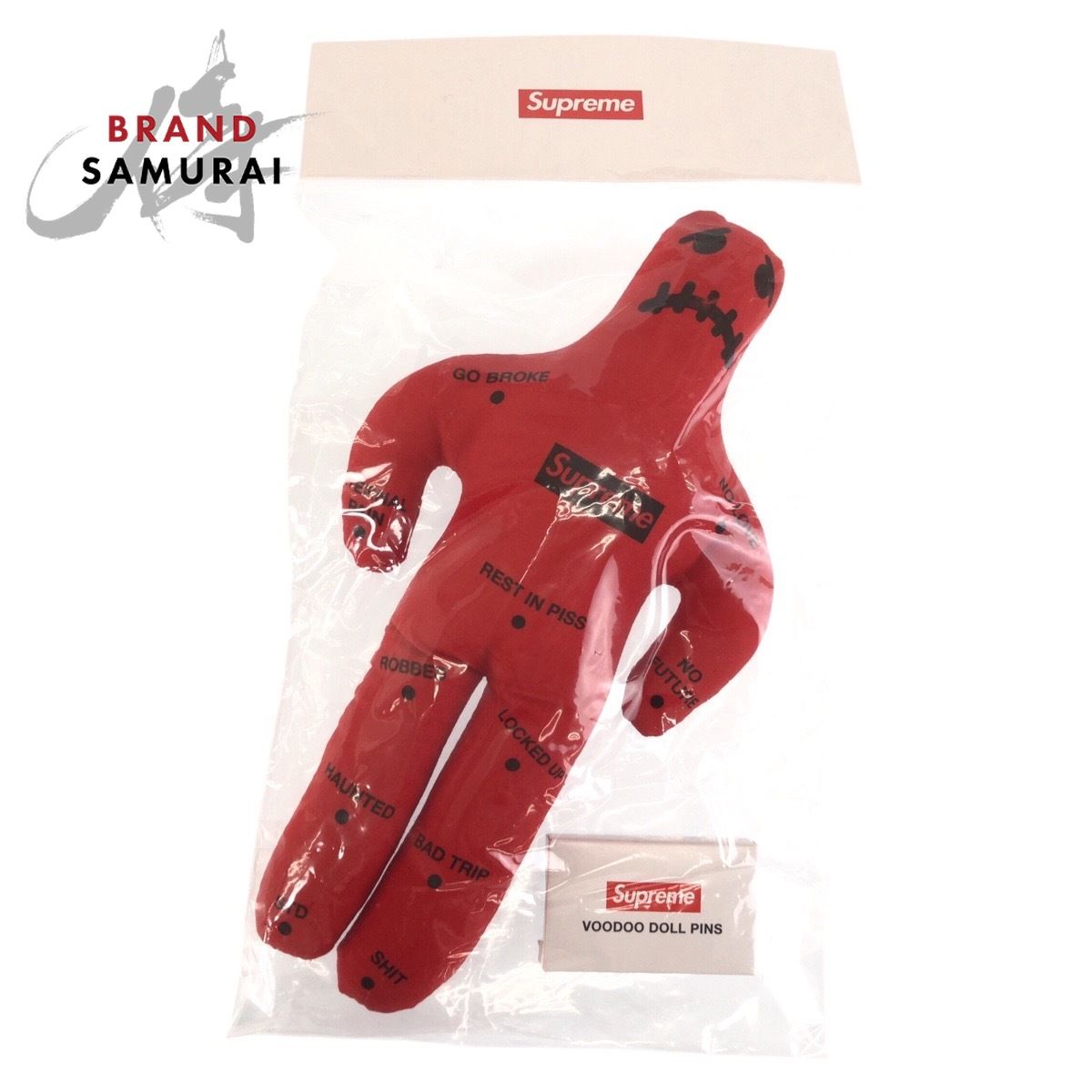 新品未使用 Supreme シュプリーム Voodoo Doll 針付き レッド 布 ブードゥードール 人形 メンズ 604429 新品【中古】 7,393円