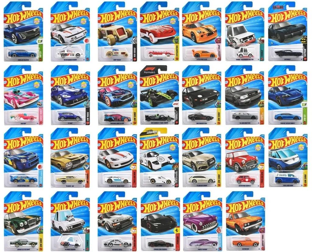 【新品】ミニカー 1/64 Hot Wheels ベーシックカー 2026 Jアソート [C4982-98RJ]