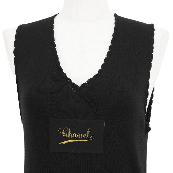 極美品】CHANEL シャネル ニットワンピース サイズ 38 レディース