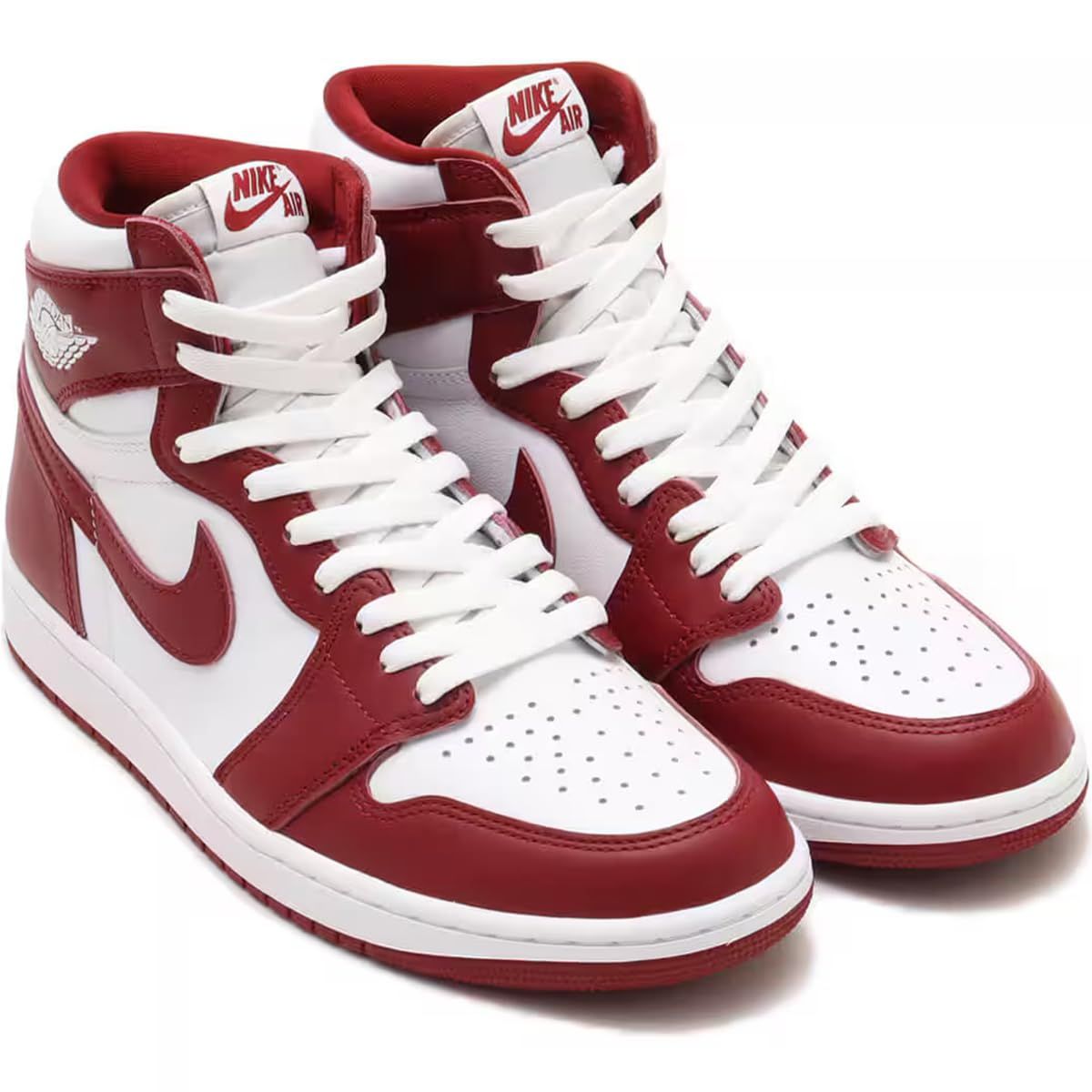 [ナイキ] エア ジョーダン 1 レトロ ハイ OG AIR JORDAN 1 RETRO HIGH OG ホワイト/チームレッド DZ5485-160 日本国内正規品 26.5cm [ホワイト/チームレッド] [26.5 cm]