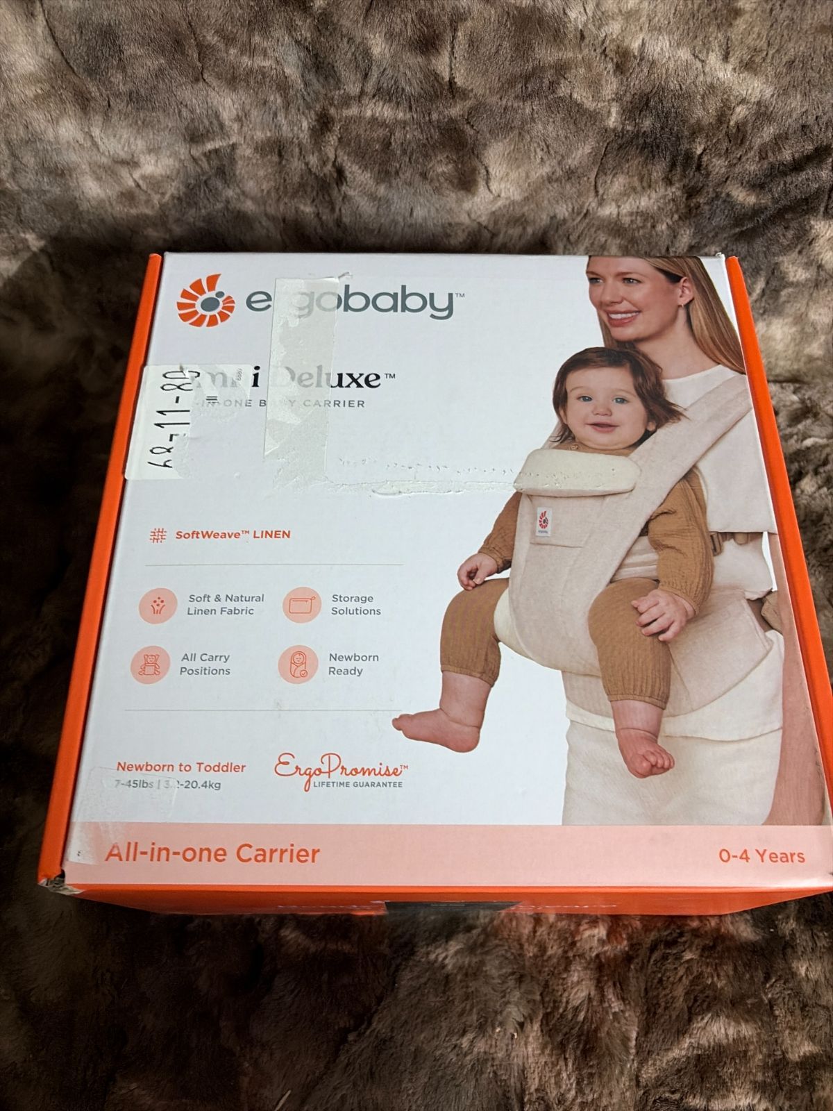 Ergobaby(エルゴベビー) OMNI Deluxe Linen オムニデラックス ナチュラル 抱っこ紐
