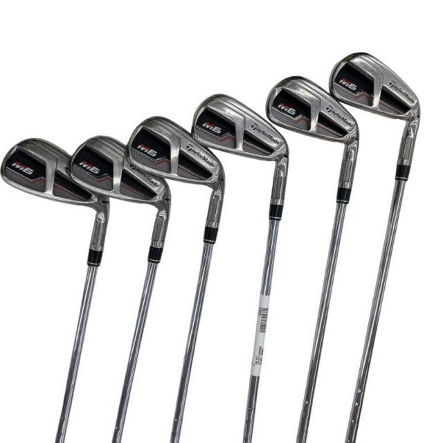 【中古】 テーラーメイド M6 6S アイアンセット IR RE-AX 85 STEEL (フレックスS) メンズ 男性用 右利き 右用 Cランク ゴルフクラブ
