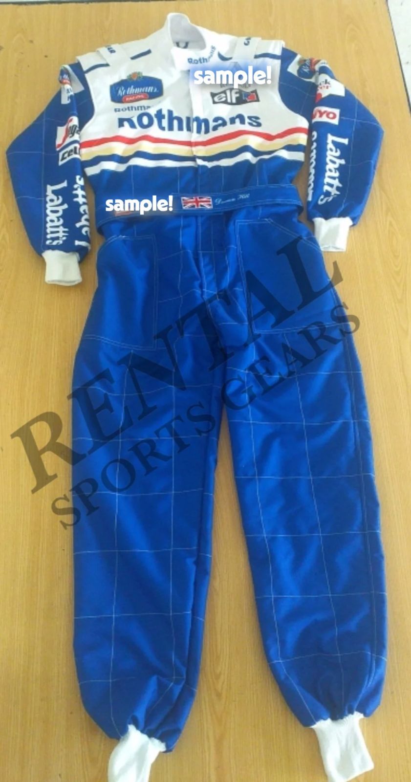 デイモン・ヒル Damon Hill 1996 レーシングカートレーシングスーツ サイズ各種レプリカ オーダーメイド★発送予定日：10月15日