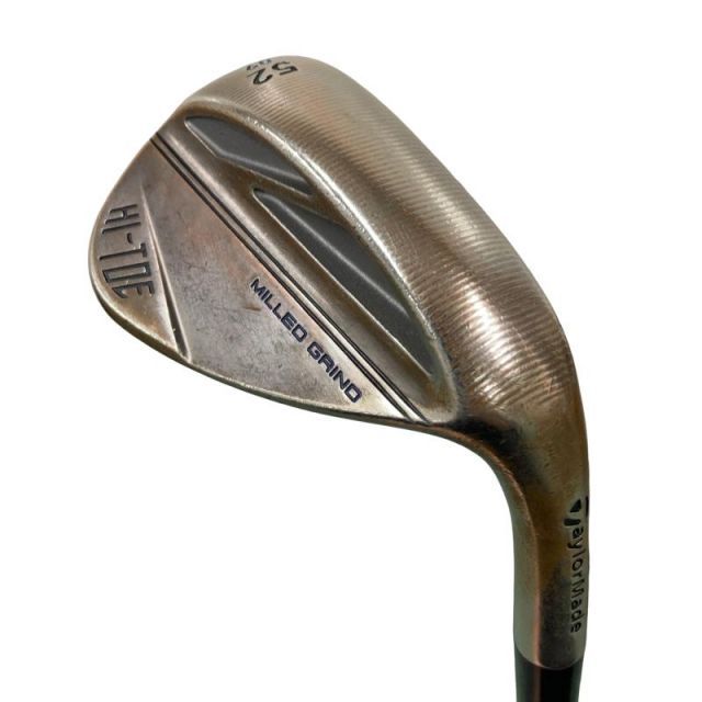 【中古】 テーラーメイド Taylor Made MILLED GRIND HI-TOE(2022) 52°/09° ウェッジ WG KBS Hi-REV 2.0 (フレックスその他) メンズ 男性用 右利き 右用 Cランク ゴルフクラブウェッジ