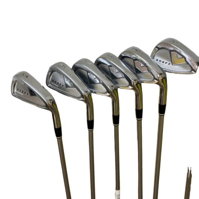 【中古】 ダイワ(グローブライド) ONOFF FORGED(2011) 6S アイアンセット IR SMOOTH KICK MP-711I (フレックスS) メンズ 男性用 右利き 右用 Cランク ゴルフクラブ