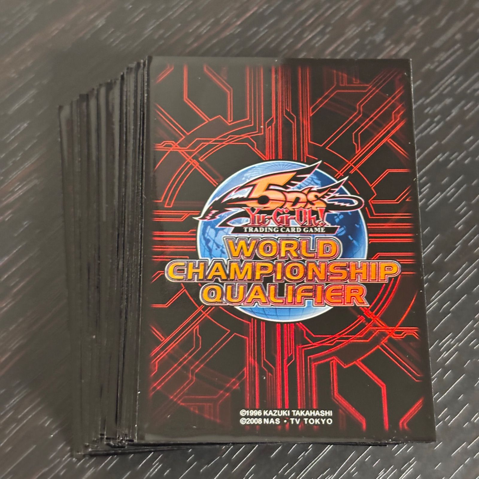 遊戯王WCQ2011スリーブ 75枚1103 ゲートボール nvq77 世界大会 WCQ 2011 スリーブ 赤 62枚 ゲートボール 1103環境