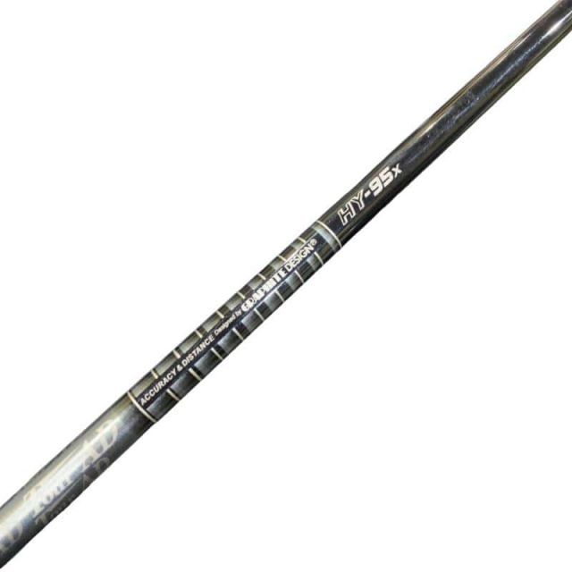 【中古】 テーラーメイドスリーブ付き(Qi4D系) グラファイトデザインユーティリティ用 シャフト Tour AD HY-95 (フレックスX)Bランク ゴルフクラブ