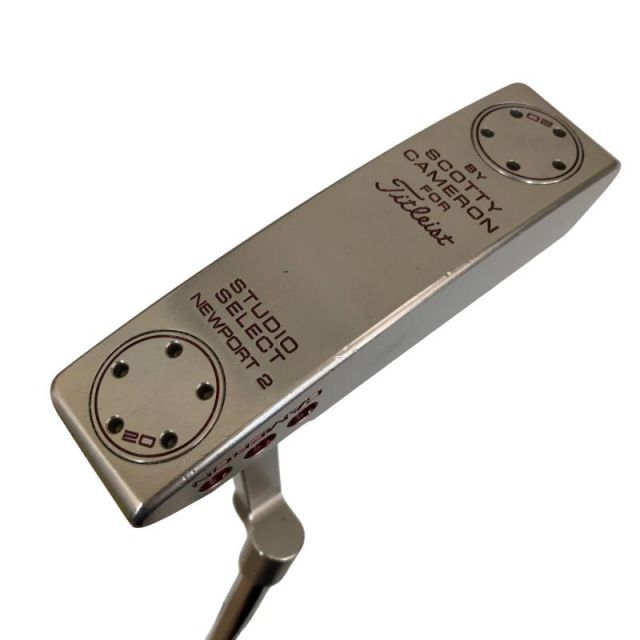 【中古】 タイトリスト SCOTTY CAMERON STUDIO SELECT NEWPORT 2 33インチ(20g) パター PT スチール (フレックスその他) メンズ 男性用 右利き 右用 Cランク ゴルフクラブ