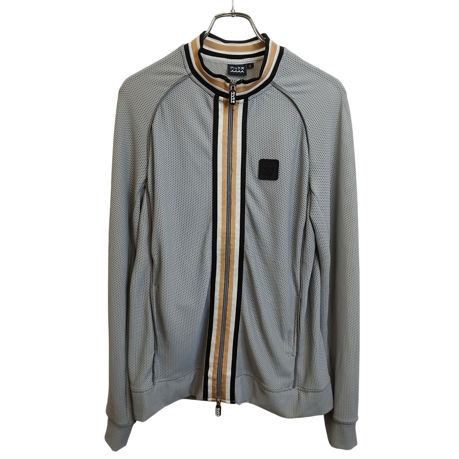 ムータマリンメッシュ ジャケット グレー muta MARINE GOLF ムータ マリン ゴルフ Mesh Blouson Jacket メッシュ