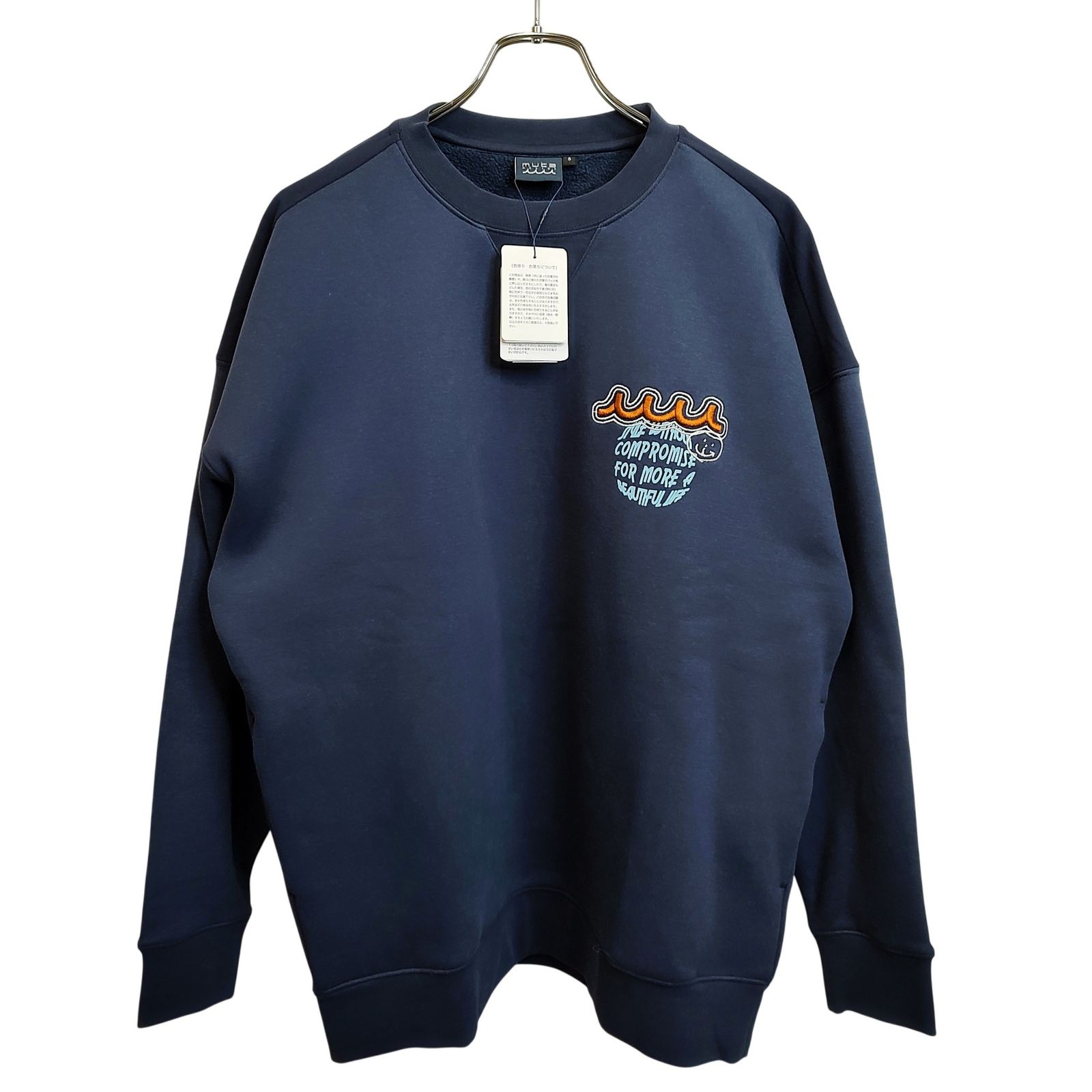 muta MARINE ムータ マリン 24AW BIG Crew Neck Sweatshirt クルーネック スウェット MMSG-240157 5 M ネイビー メンズ