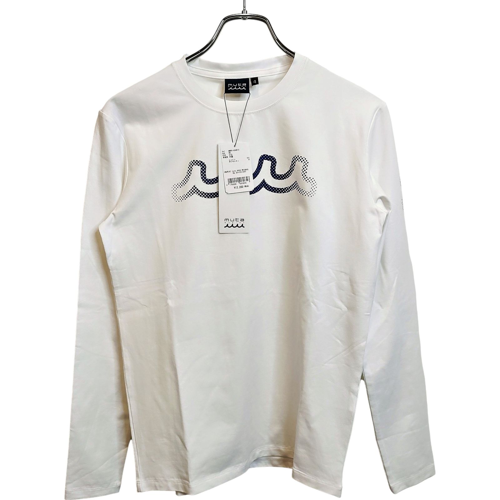 muta MARINE GOLF ムータ マリン ゴルフ HALFTONE WAVE LONG SLEEVE T