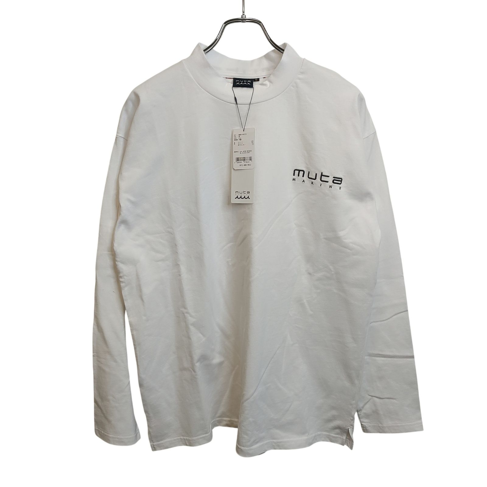 muta MARINE GOLF ムータ マリン ゴルフ 24AW Cotton Mock Neck LS