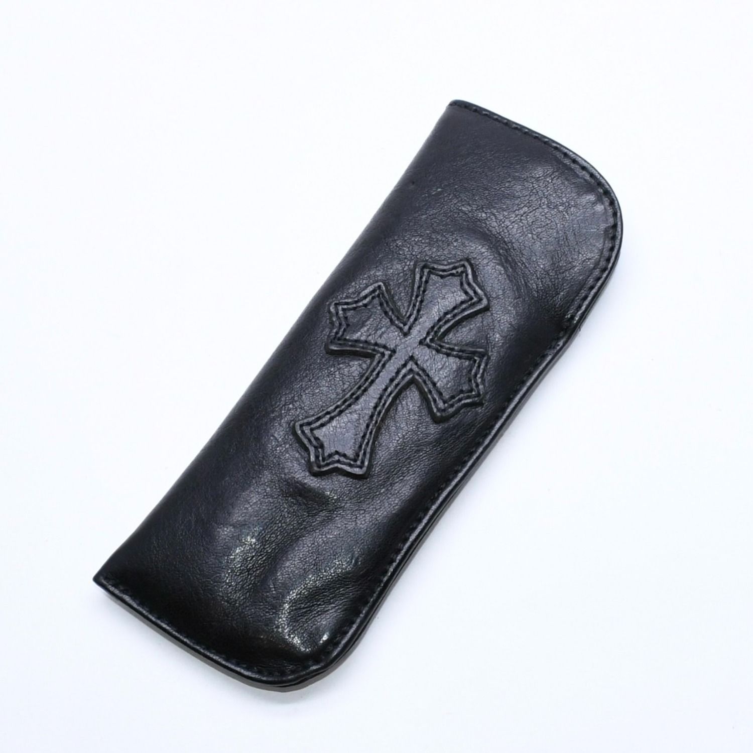 極美品 CHROME HEARTS クロムハーツ PEN CASE レザーペンケース