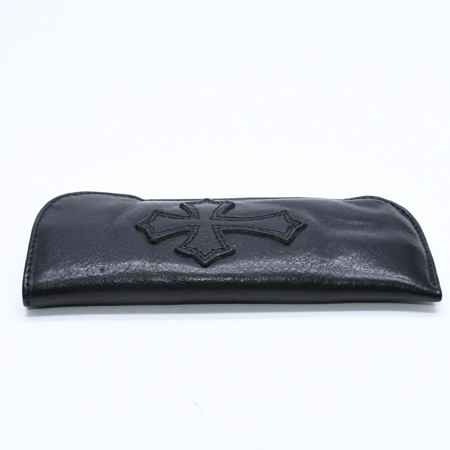 極美品 CHROME HEARTS クロムハーツ PEN CASE レザーペンケース