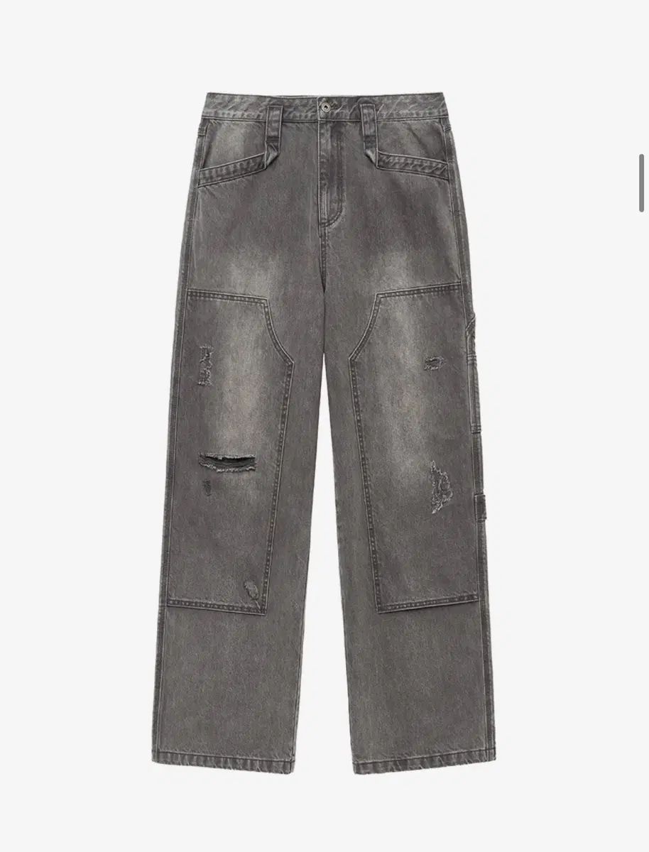 新品 INSILENCE インサイレンス ダメージ ダブルニー パンツ GREY M 10,588円