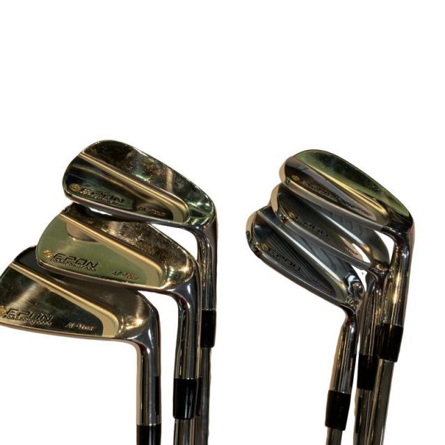 【中古】 エポンゴルフ株式会社 EPON AF-Tour MB(2018) 6S アイアンセット IR 純正特注シャフト (フレックスS) メンズ 男性用 右利き 右用 Cランク ゴルフクラブ