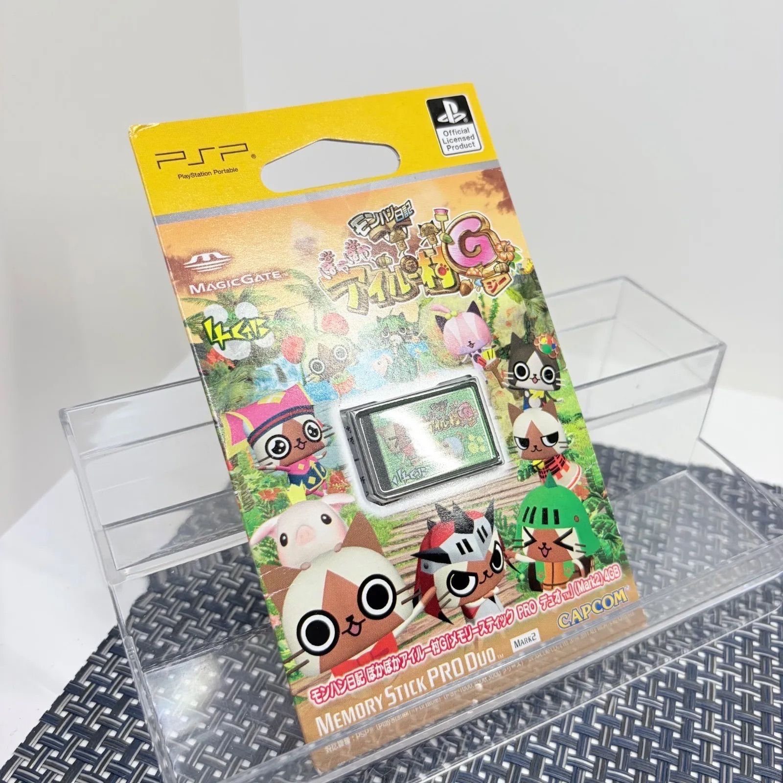 【新品未開封】PSP メモリースティック PRO Duo 4GB モンハン日記ぽかぽかアイルー村 モンハンG
