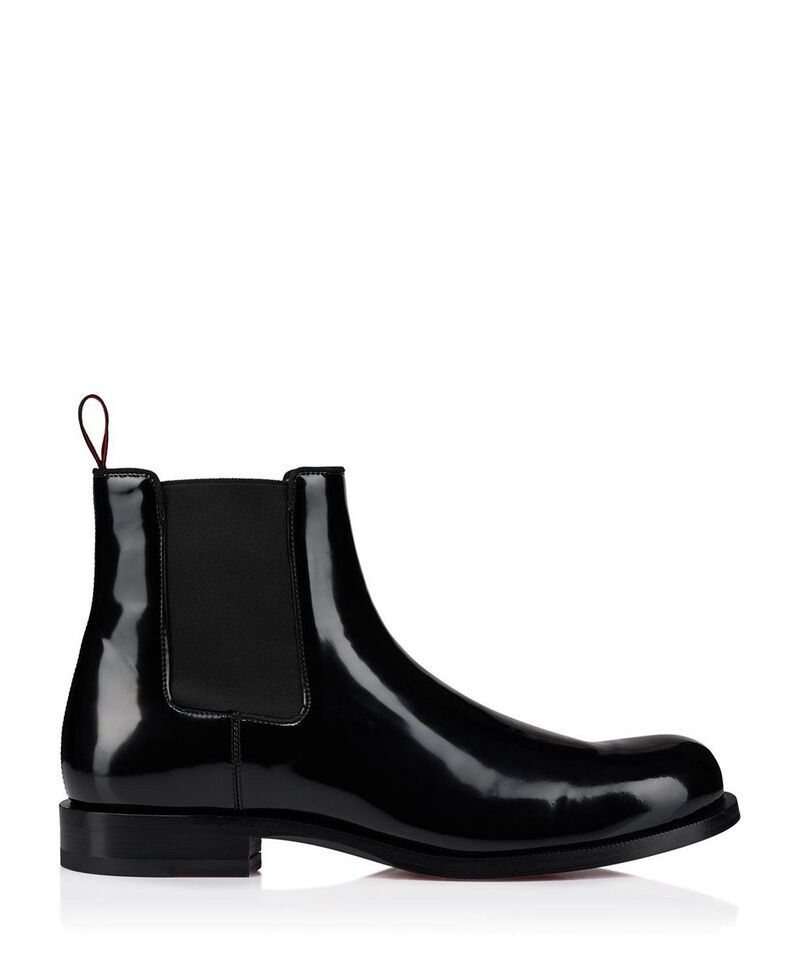 クリスチャン・ルブタン メンズ シューズ ブーツ・レインブーツ チェルシー Christian Louboutin Mens Choucair Boot Chelsea Booties Black ブ