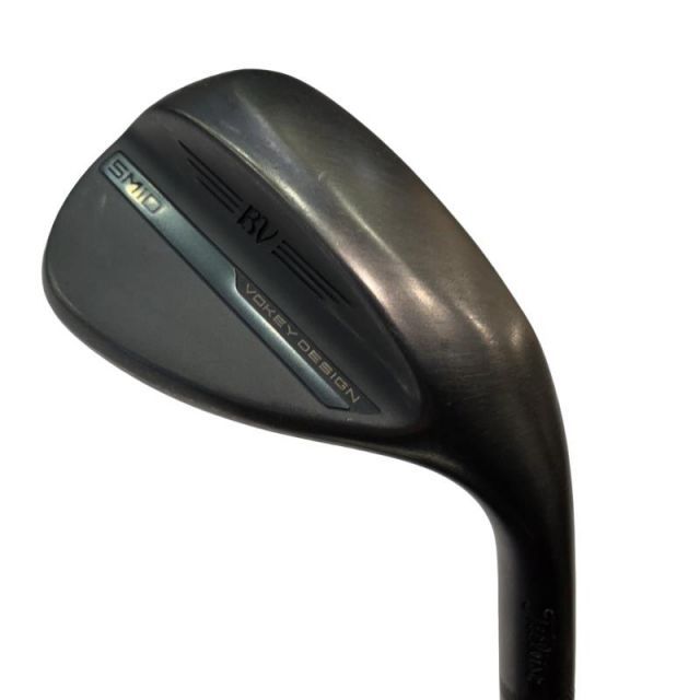 【中古】 タイトリスト VOKEY SPIN MILLED SM10 ジェットブラック 60°/08°M ウェッジ WG 純正特注シャフト (フレックスS) メンズ 男性用 右利き 右用 Cランク ゴルフクラブ