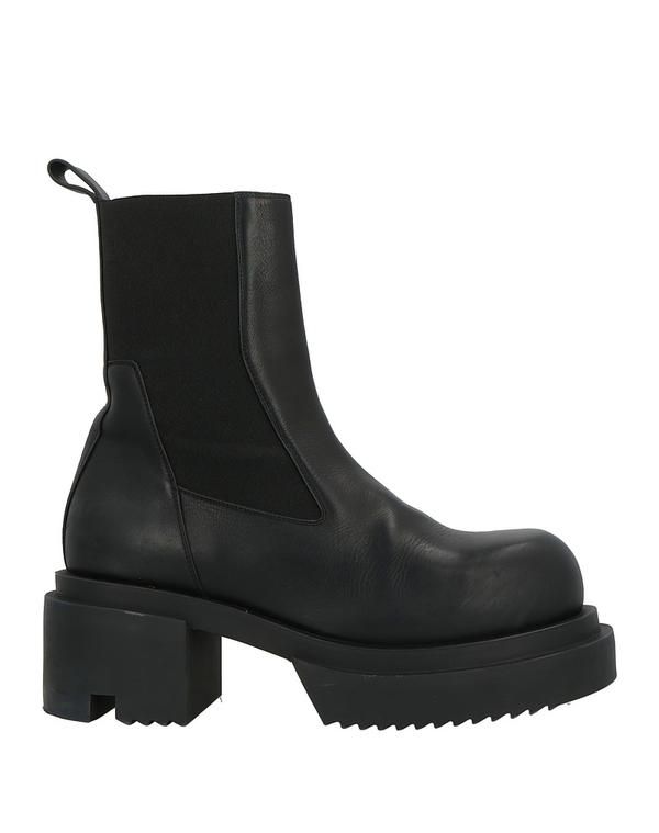 リックオウエンス メンズ シューズ ブーツ・レインブーツ ショートブーツ RICK OWENS Black ブラック