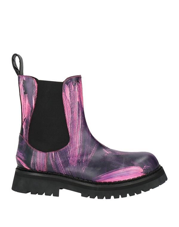 モスキーノ メンズ シューズ ブーツ・レインブーツ ショートブーツ MOSCHINO Purple パープル