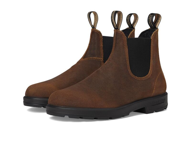 ブランドストーン メンズ シューズ ブーツ・レインブーツ チェルシーブーツ スエード チェルシー Blundstone Original Suede Chelsea Boots Tobacco