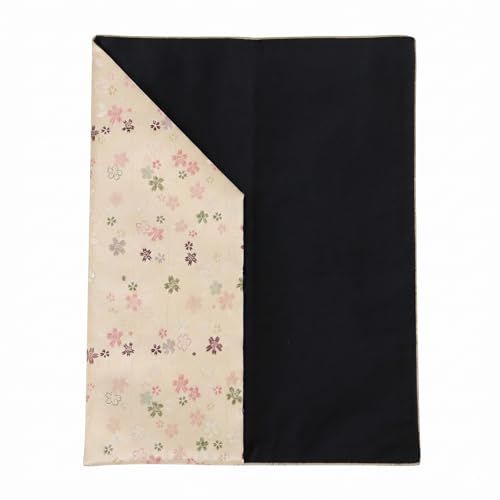 お位牌入れ 携帯用位牌袋 さくら柄 (白茶) Ju