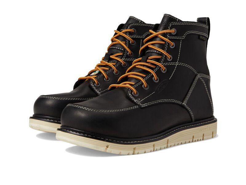 キーン メンズ シューズ ブーツ・レインブーツ Keen Utility CSAn Jose 6 WP BlackOffWhite オフホワイト