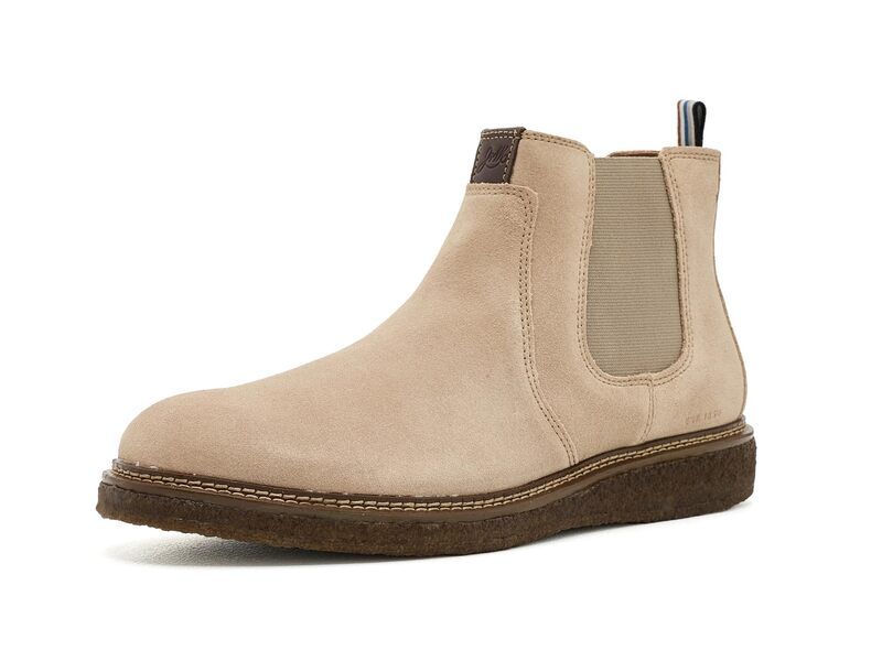 ジョンストンアンドマーフィー メンズ シューズ ブーツ・レインブーツ チェルシーブーツ チェルシー Johnston Murphy Clint Chelsea Boots Taupe Oiled Su