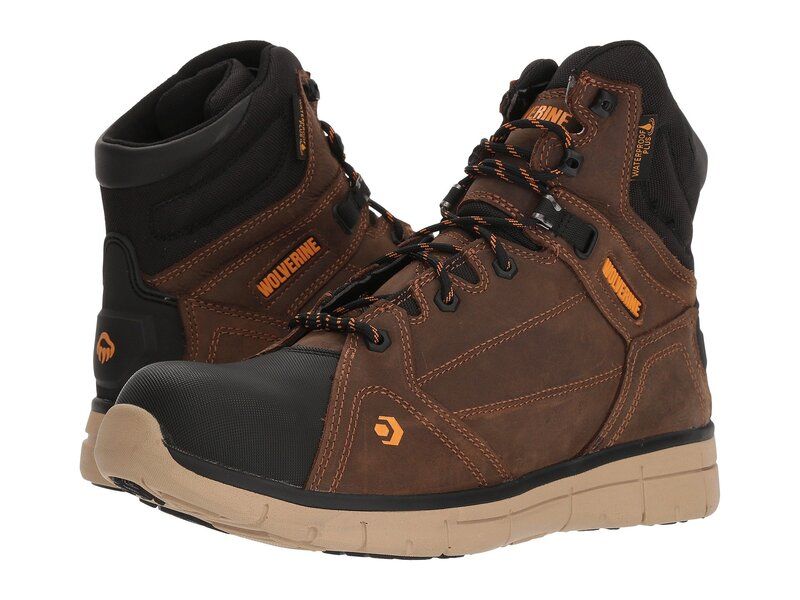 ウルヴァリン メンズ シューズ ブーツ・レインブーツ Wolverine Rigger Mid CM Summer Brown ブラウン