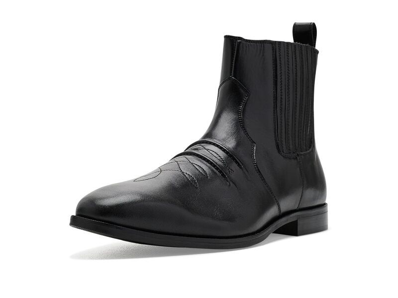 カルロスサンタナ メンズ シューズ ブーツ・レインブーツ チェルシーブーツ チェルシー Carlos By Carlosantana Durango Chelsea Boots Black Leath