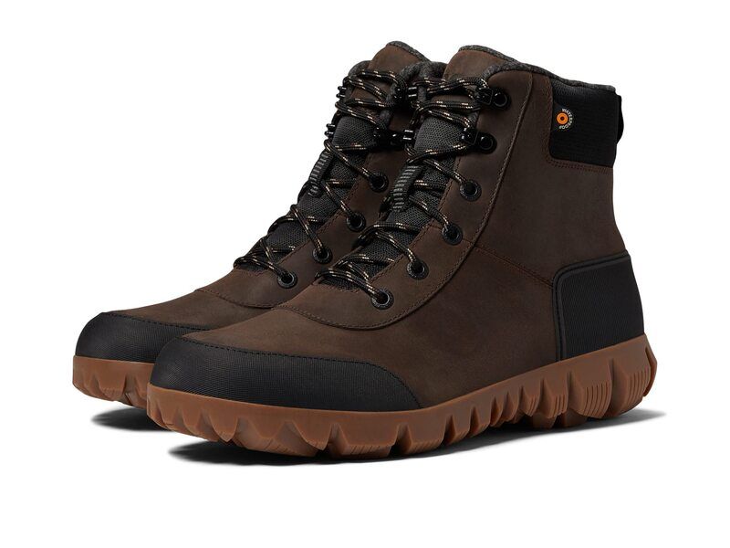 ボグス メンズ シューズ ブーツ・レインブーツ レザー Bogs Arcata Urban Leather Mid Chocolate チョコレート