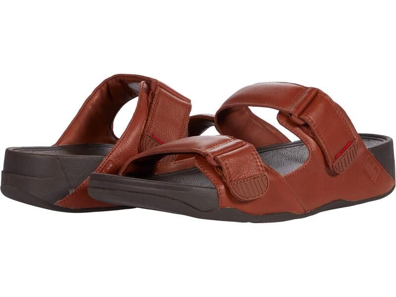 フィットフロップ メンズ シューズ サンダル FitFlop Gogh Moc Slide Dark Tan タン