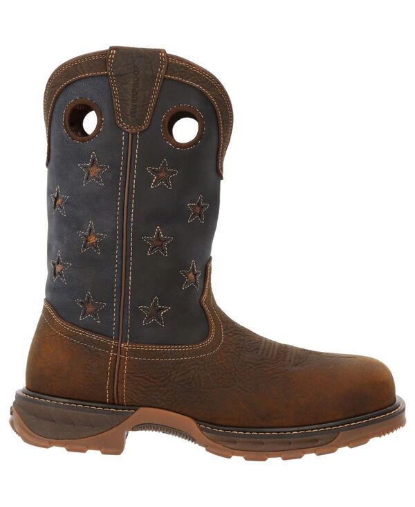 ドゥランゴ メンズ シューズ ブーツ・レインブーツ Durango Mens Maverick XP Composite Toe Waterproof Western Work Boot Browno
