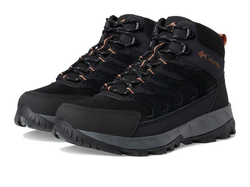 コロンビア メンズ シューズ ブーツ・レインブーツ Columbia Strata Trail Mid Wp BlackOwl ブラック