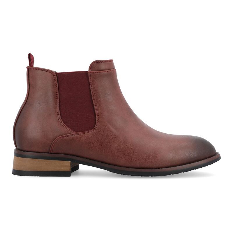 バンス メンズ シューズ ブーツ・レインブーツ チェルシーブーツ チェルシー Vance Co Landon Mens Tru Comfort Foam Pullon Chelsea Boots Br