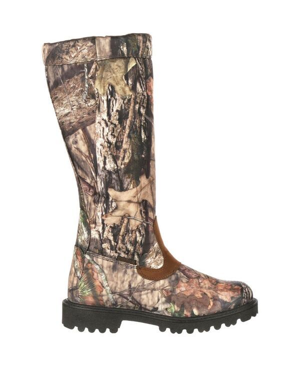 【送料無料】 ロッキー メンズ ブーツ・レインブーツ シューズ Mens Low Country Waterproof Snake Boot Mossy oak break up country