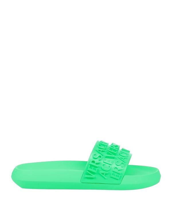 ヴェルサーチ メンズ シューズ サンダル VERSACE スライドサンダル＆スリッパ Green グリーン