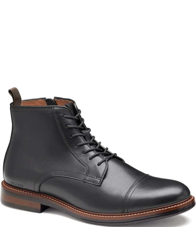 ジョンストンアンドマーフィー メンズ シューズ ブーツ・レインブーツ キャップ レザー Johnston Murphy Mens XC Durham Waterproof Leather Cap To