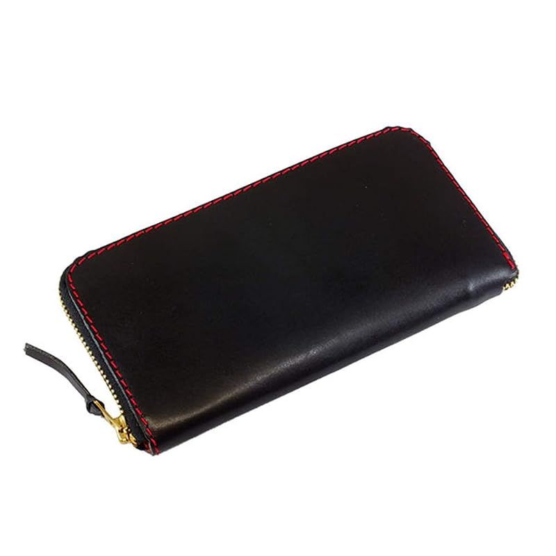 ファイナル FINAL 栃木レザー 長財布 JP-2500BKRE ブラック×レッド ブラック［sw］ 18,122円