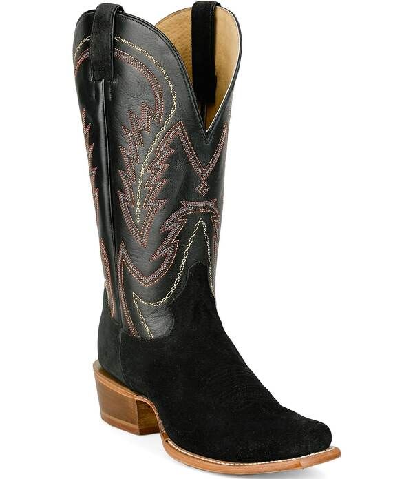 トニーラマ メンズ シューズ ブーツ・レインブーツ スエード レザー Tony Lama Mens Jax Suede Leather Western Boots Black ブラック 45,480円