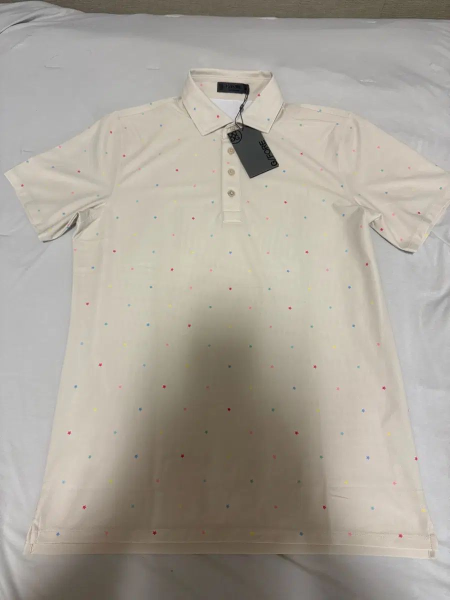 G/FORE ゴルフウェア 半袖 カラーTシャツ ウォームトーン 星柄