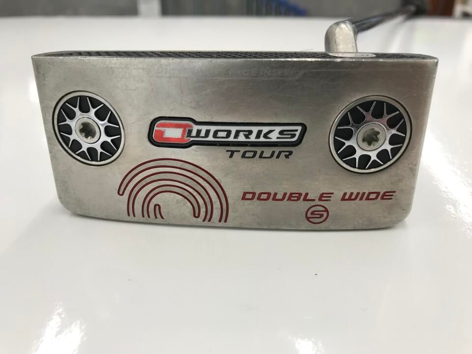 オデッセイ　O-WORKS TOUR DOUBLE WIDE シルバー　パター　中古　ゴルフドゥ！松前R56店【最短即日発送】