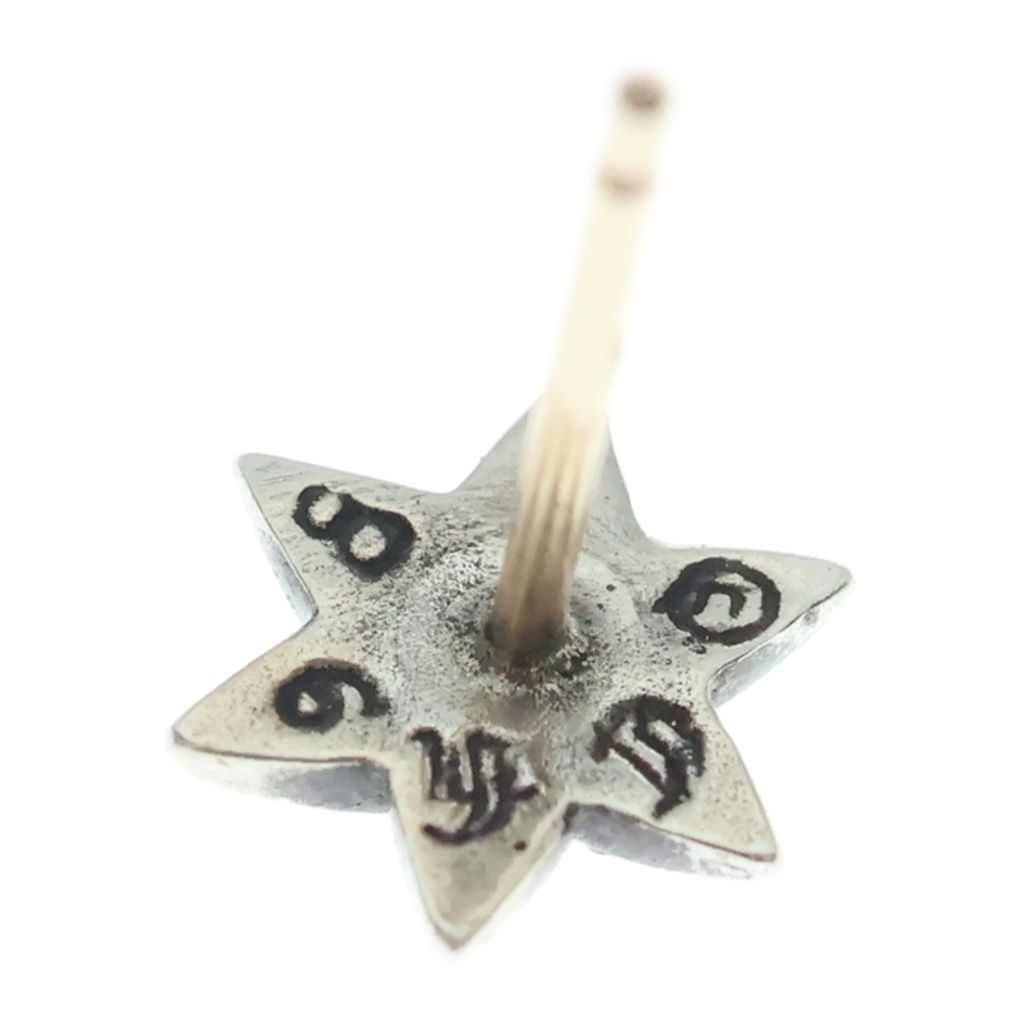 CHROME HEARTS (クロムハーツ) CO STAR スタースタッド シルバーピアス